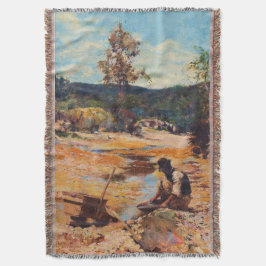 Walter Withers Panning voor Gold 1893 Australië Deken