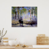 Walter Withers The Drover 1912 Australian Art Poster (Keuken)