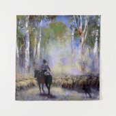 Walter Withers The Drover 1912 Australian Art Wandkleed (Voorkant)