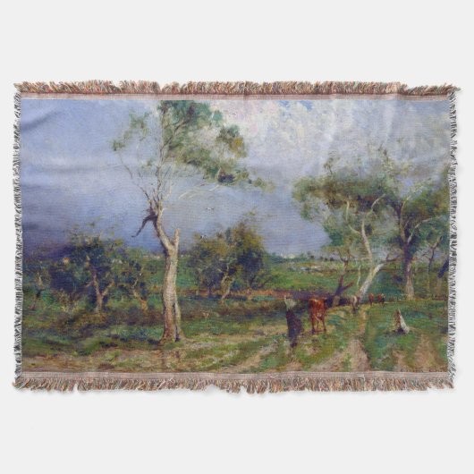 Walter Withers The Storm 1896 Deken (Voorkant)