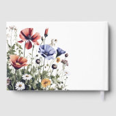 Waltercolor Wildflowers Wedding Gastenboek (Achterkant)