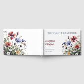 Waltercolor Wildflowers Wedding Gastenboek (Volledig)