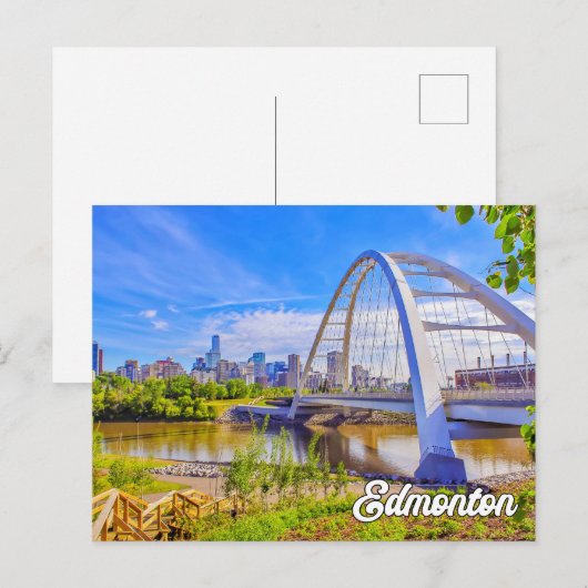 Walterdale Bridge, Edmonton, Alberta Briefkaart (Voorkant / Achterkant)