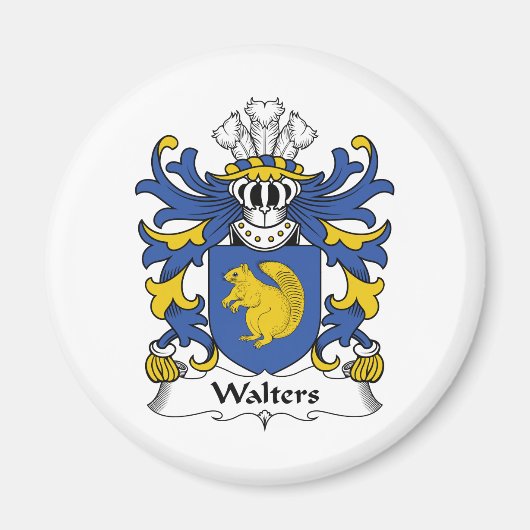 Walters Family Crest Magneet (Voorkant)