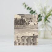 Walters, kroonbewoners, boerderij briefkaart (Staand voorkant)