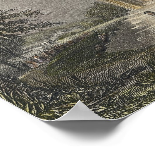 Waltham Cross, c.1820 Poster (Hoek)