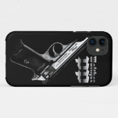 Walther PP Case-Mate iPhone Case (Achterkant (horizontaal))
