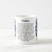 Walton Family Coat of Arms mok (Center)