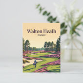 Walton Heath Golf Club Engeland Briefkaart (Staand voorkant)