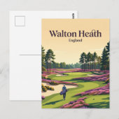 Walton Heath Golf Club Engeland Briefkaart (Voorkant / Achterkant)