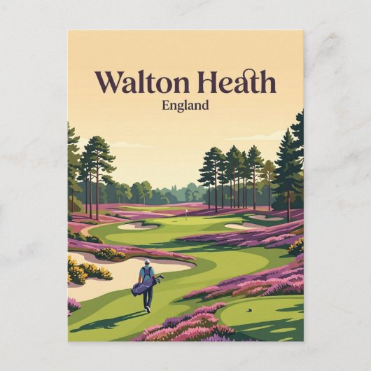 Walton Heath Golf Club Engeland Briefkaart (Voorkant)