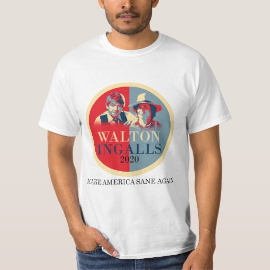 Walton / Ingalls 2020 - Amerika weer gezond maken T-shirt (Voorkant)