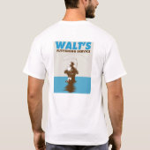 Walt's Flyfish Service T-shirt (Achterkant)