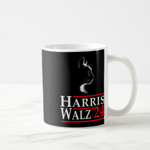 Waltz 2024 Grappige Kat Stem Op Kamala Harris Tim Koffiemok