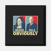 Waltz 2024 Uiteraard Tim Walz Kamala Harris 2024 Magneet (Voorkant)