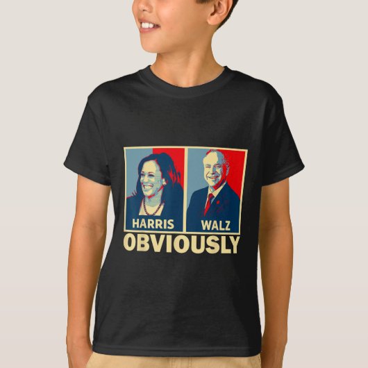 Waltz 2024 Uiteraard Tim Walz Kamala Harris 2024 T-shirt (Voorkant)