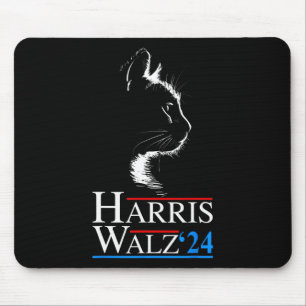Waltz 2024 Verkiezing Grappig Cat Kamala Harris Ti Muismat