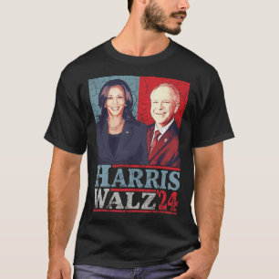 Waltz 2024 Verkiezing Kamala Harris Tim Waltz 2024 T-shirt