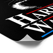 Waltz 2024 Verkiezingen Grappige kat Kamala Harris Poster (Hoek)