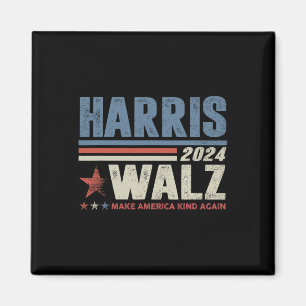 Waltz 2024 Verkiezingen Kamala Harris Tim Waltz 20 Magneet