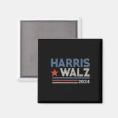 Waltz 2024 Verkiezingen Kamala Harris Tim Waltz 20 Magneet (Voorkant / Achterkant)