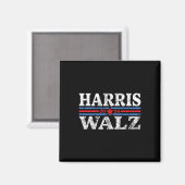 Waltz 2024 Verkiezingen Kamala Harris Tim Waltz 20 Magneet (Voorkant / Achterkant)