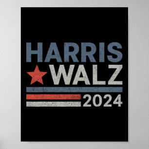 Waltz 2024 Verkiezingen Kamala Harris Tim Waltz 20 Poster