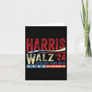 Waltz 2024 We gaan niet terug Kamala Harris 2024 Kaart