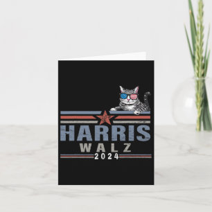 Waltz 24 voor President Patriottische Kamala Funny Kaart