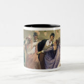 Waltz aan de Bal Mabille Tweekleurige Koffiemok (Center)