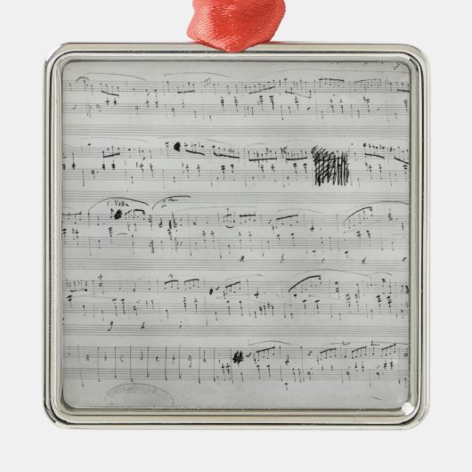 Waltz in F minor Metalen Ornament (Voorkant)