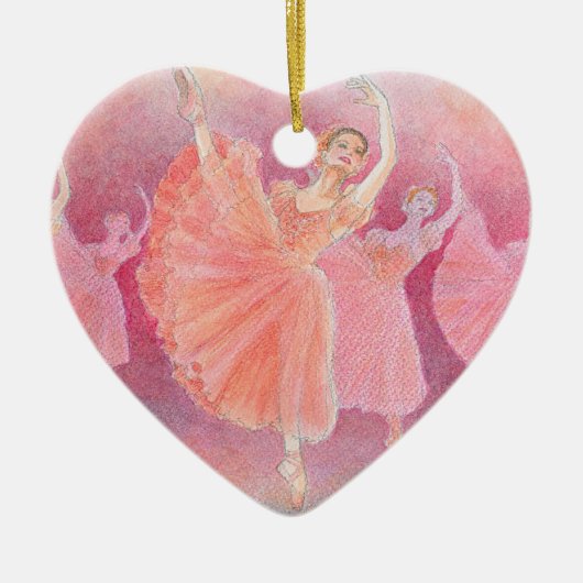 Waltz of the Flowers Porcelain Ornament (Voorkant)