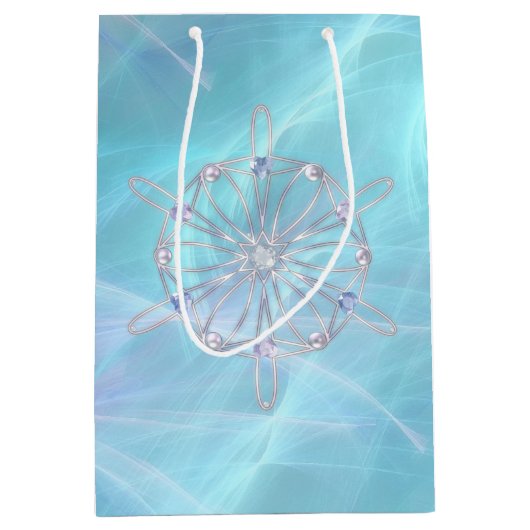 Waltz of the Snowflakes Gift Bag Medium Cadeauzakje (Voorkant)