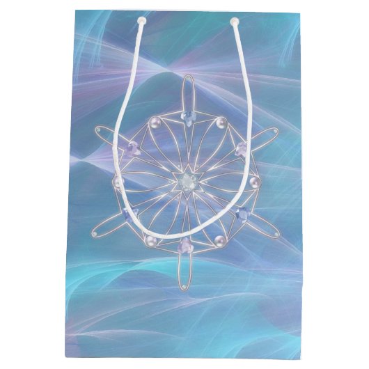 Waltz of the Snowflakes Gift Bag Medium Cadeauzakje (Achterkant)