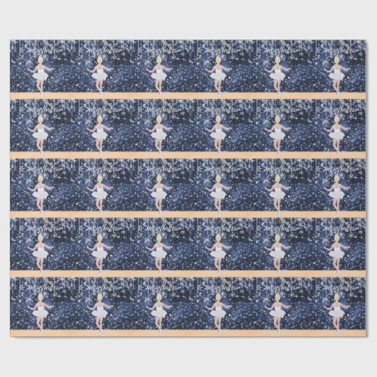 Waltz of the Snowflakes the Nutcracker Ballet Cadeaupapier (Vlak)