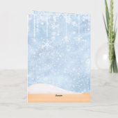 Waltz of the Snowflakes the Nutcracker Ballet Feestdagen Kaart (Achterkant)