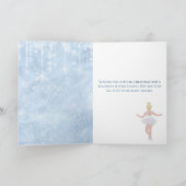Waltz of the Snowflakes the Nutcracker Ballet Feestdagen Kaart (Binnen)
