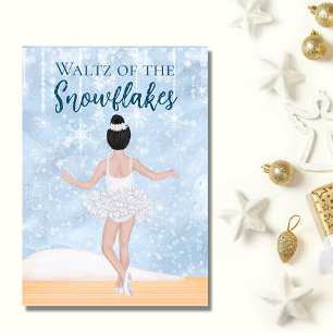 Waltz of the Snowflakes the Nutcracker Ballet Feestdagen Kaart
