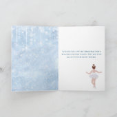 Waltz of the Snowflakes the Nutcracker Ballet Feestdagen Kaart (Binnen)