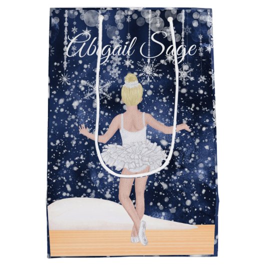 Waltz of the Snowflakes the Nutcracker Ballet Medium Cadeauzakje (Achterkant)