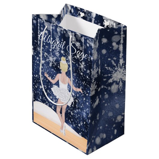 Waltz of the Snowflakes the Nutcracker Ballet Medium Cadeauzakje (Achterkant Gekanteld)