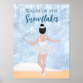 Waltz of the Snowflakes the Nutcracker Ballet Poster (Voorkant)