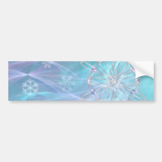 Waltz van de Bumpersticker Snowflakes (Voorkant)