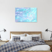 Waltz van de Druk van het Canvas van Snowflakes Afdruk (Insitu (Slaapkamer))