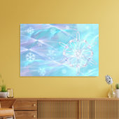 Waltz van de Druk van het Canvas van Snowflakes Afdruk (Insitu (Woonkamer))