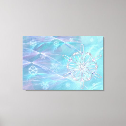 Waltz van de Druk van het Canvas van Snowflakes Afdruk (Voorkant)