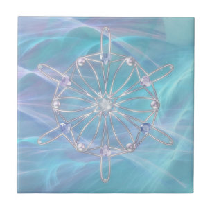 Waltz van de Snowflakes Decoratieve Tile Tegeltje