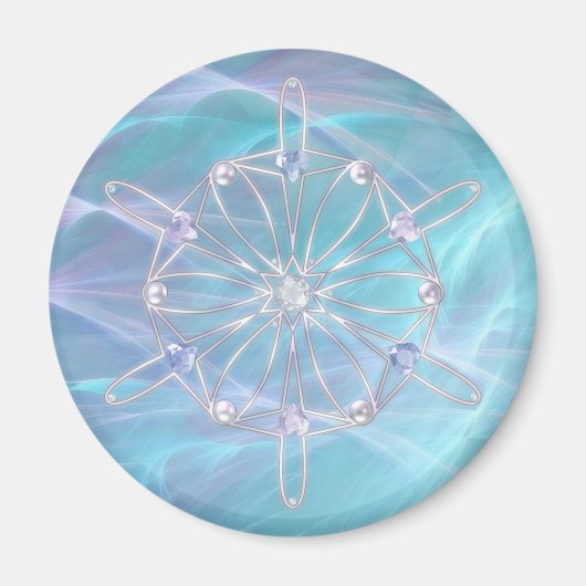 Waltz van de Snowflakes Magnet (Voorkant)