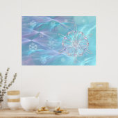 Waltz van de Snowflakes Print (Keuken)