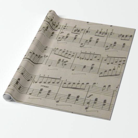 Waltz Wrapping Paper uitvoeren Cadeaupapier (Uitgerold)